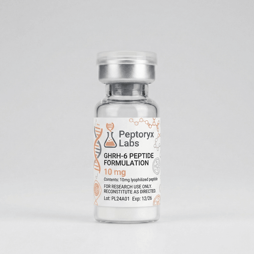 BOPP adhesive label applied to peptide vial custom label printing